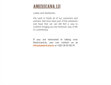 Tablet Screenshot of americana.lu